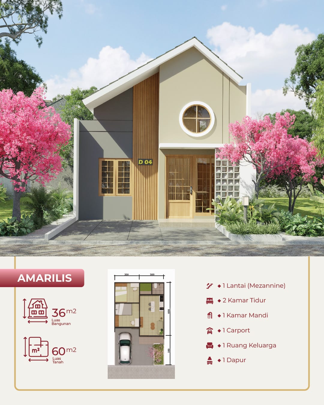 Rumah Nuansa Jepang di Kota Bogor-Amarilis